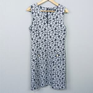 Karl Lagerfeld Black and White Floral Dress